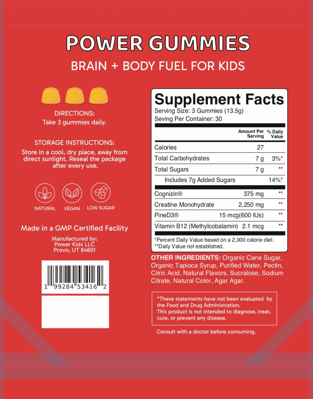 Power Kids Creatine Gummies